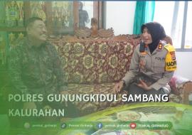 KAPOLRES GUNUNGKIDUL SAMBANG KALURAHAN GIRIHARJO