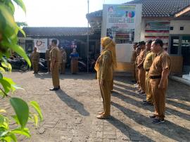 Apel Senin pagi pemerintah Kalurahan Giriharjo 